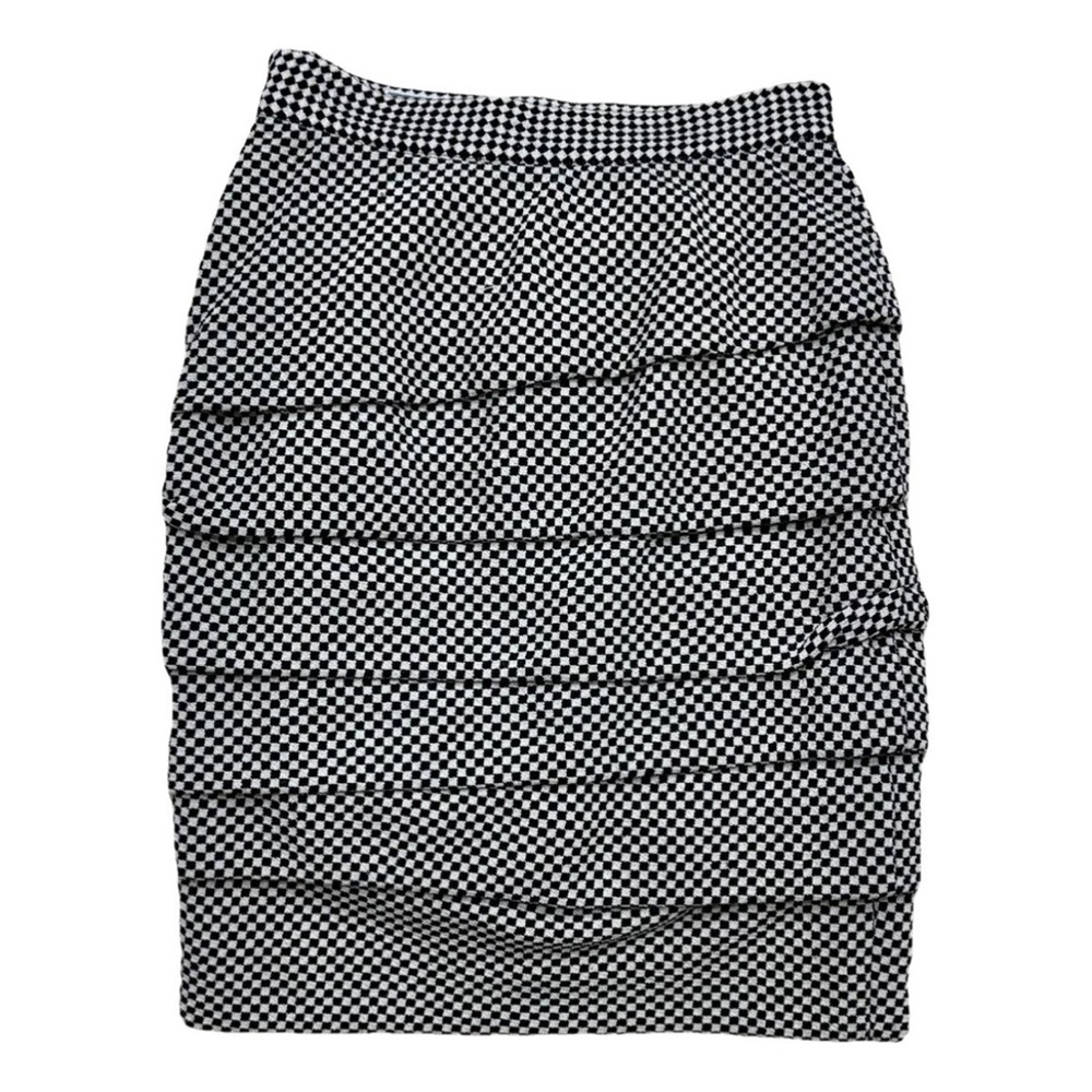 Versace Vintage Check Print Skirt
